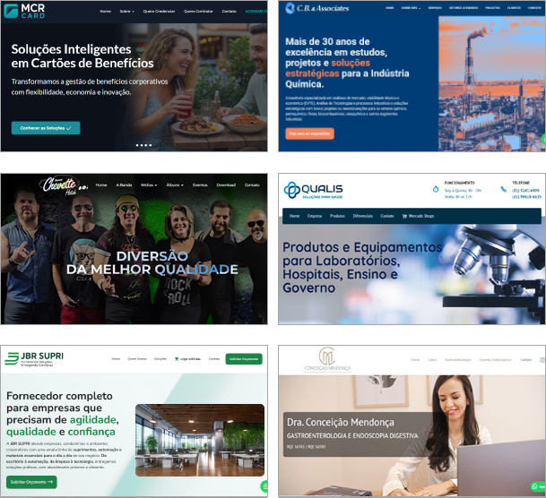 Portfólio de Sites ITALIC